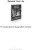 Thumbnail Balance Your Life